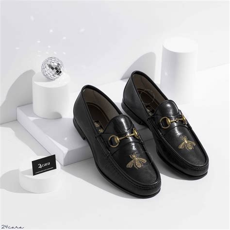 gucci bee tie replica|gucci loafer with bee.